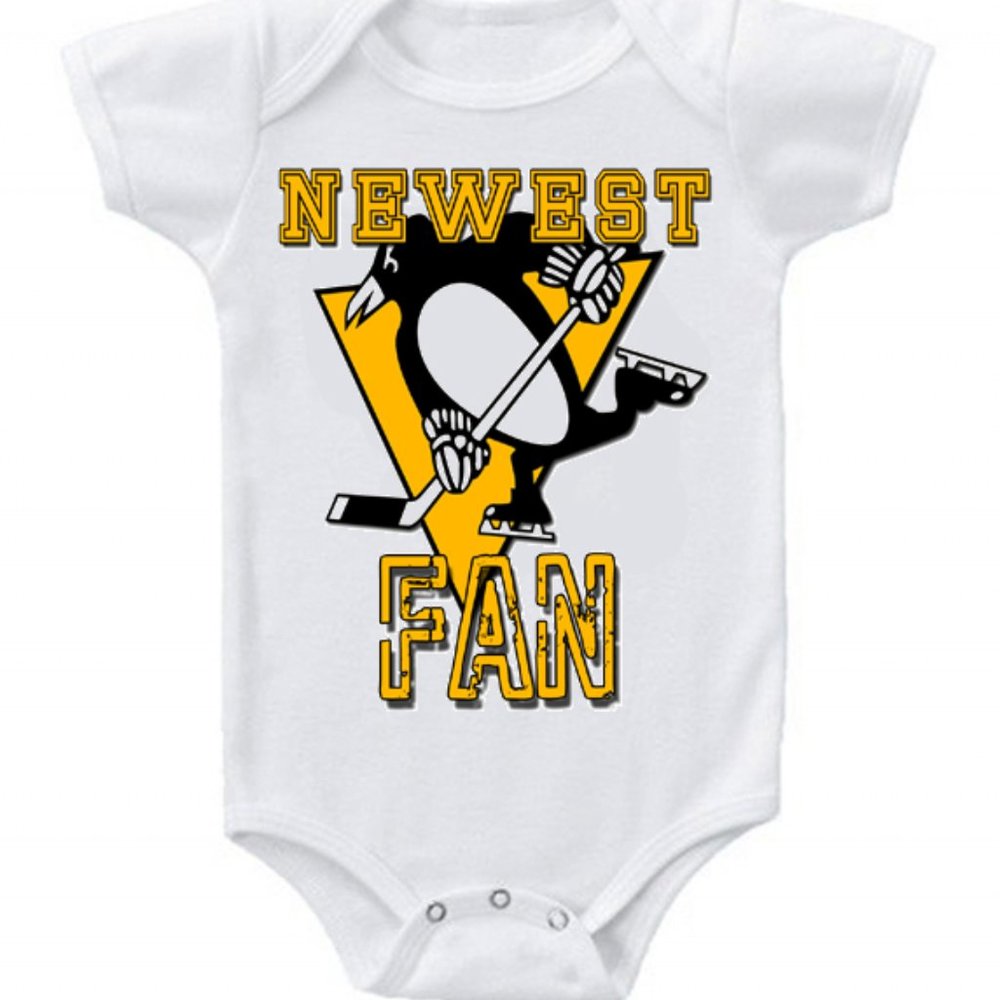 New Cute Baby One Piece Hockey Penguins